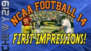 NCAA Football 14 Demo | First Impressions! | By Chewy219