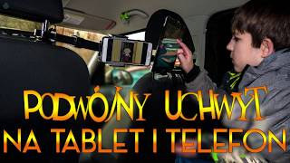 Podwójny uchwyt na tablet i telefon z Chińskiego Gadżety do Auta Tablet Holder Phone Skoda Yeti