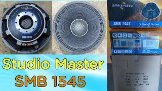 Studio Master SMB 450 Watt 15" Speaker 1545 | Unboxing | Live Testing