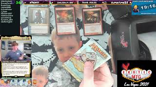 Magic the Gathering Conspiracy and Scars of Mirrodin Packs Opened for Viewers on Twitch