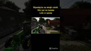 #FS22#Strajki rolników#Pszeorany asfald#Obornik i gnojówka na drodze i słoma z rozdrabniarki#shorts