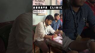 ABHAYA CLINIC a proud moment #minivlog #theriderwithstetho #shorts #mbbsvlog