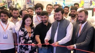 Former Governor Khyber Pakhtunkhwa Haji Ghulam Ali is inaugurating the International Solar Expo