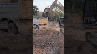 CAT 320C Excavator Digging Ground Part 6