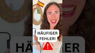 ACHTUNG mit diesem FEHLER🇪🇸 #spanischfürdeutsche #spanischkurs #spanischlernen #spanischtipps