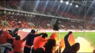 Spartak fans burden Turkish flags| Spartak Moscow - Krylya Sovetov  04.12.2015|