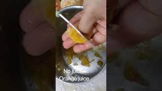 No juicer orange drink#shorts