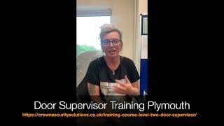 Door Supervisors Course in Plymouth