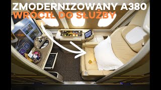 Pierwszy zmodernizowany A380 wraca do służby dla EMIRATES!