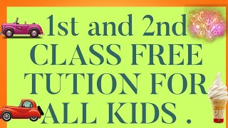 1st CLASS AND 2nd CLASS FIRST TOPIC STUDY WITH FUN | CLASS 1ST STUDY  WITH FUN | LECTURE 1 |