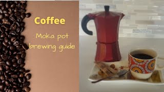 How to brew coffee in moka pot, Stovetop Espresso Maker