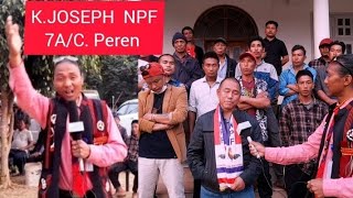 7A/C Peren k.JOSEPH NPF candidate Interview by CPP at jaluki Town