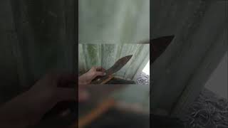 Fazendo uma faca kukri com um disco de arado