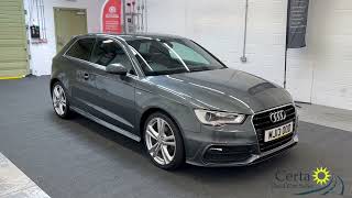 Audi A3 S Line TFSI 1.4 Petrol Manual 3dr