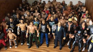 WWE Action Figure Collection Video (Fixing Shelf)