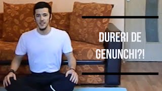 5 exerciții 3 + 2 stretching pentru ameliorarea durerilor de genunchi