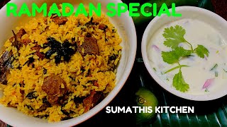 AMMA SPECIAL | சீரக சம்பா மட்டன் பிரியாணி |Easy Pressure cooker Indian  Mutton Biryani