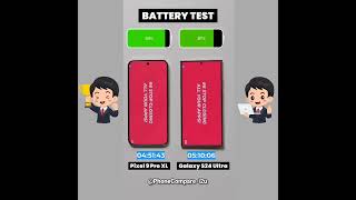 Google pixel 9 pro XL Vs Samsung Galaxy S24 ultra. Battery test.#samsung#googlepixel @PhoneArena