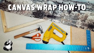 Canvas Wrap How-To