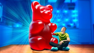 Я СДЕЛАЛ ГИГАНТСКОГО ЖЕЛЕЙНОГО МЕДВЕДЯ HARIBO ВЕСОМ 420 килограмм