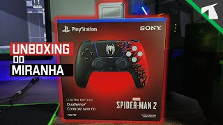 UNBOXING CONTROLE PS5 EDIÇÃO LIMITADA do HOMEM ARANHA 2