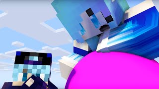 Tiny Growth Battle + Giant Vore Challenge - Minecraft Animation