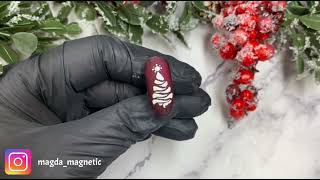 Last minute Christmas Nail Art - how to paint a Christmas Tree