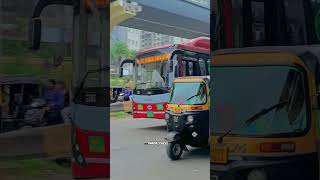 BEST olectra X2 electric Bus video ruined by auto😤#bestbus #mumbaibestbuses #buspotting #mumbai