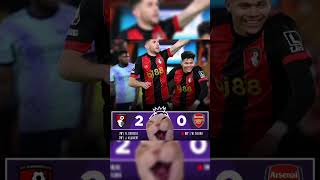 Arsenal lose against Bournemouth 😂😂#footballshorts #meme #footballedit #premierleague #arsenal