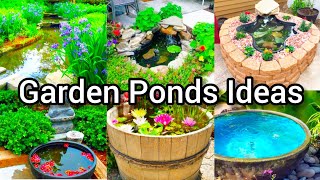 60+ Beautiful Garden Pond Ideas | Garden ideas