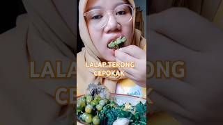 LALAP TERONG CEPOKAK DAUN SINGKONG PETE SAYUR KEPALA IKAN