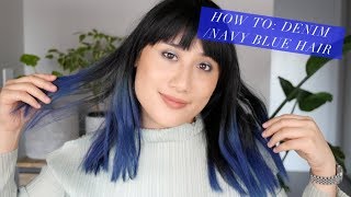 DYEING & MAINTAINING NAVY/DENIM BLUE HAIR