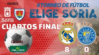 II Torneo EligeSoria Benjamín CUARTOS FINAL. Real Madrid C.F. | 8 - 0 | C.D. Calasanz