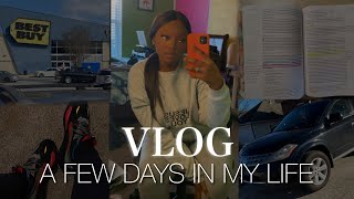 VLOG: A FEW CHAOTIC DAYS IN MY LIFE | NEW SHOES + BIBLE STUDY+ SHOPPING | Dominique Imani