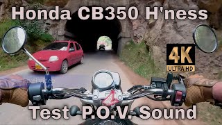 Honda CB350 H'ness | del Alto de San Miguel a Sibate | P. O. V. Sound 4K | #honda