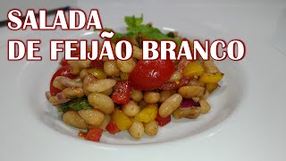 COMO FAZER SALADA DE FEIJÃO BRANCO | Especial veganos e vegetarianos | Chef Sharon Oliveira