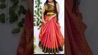 Saree Wearing different style/Silk saree Draping