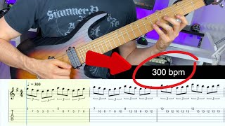 How to Play FAST on Guitar - 3 Tips + Tabs