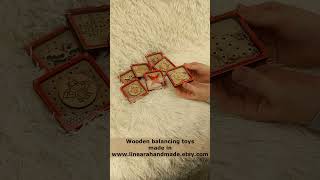 Handmade Wooden Maze Games for Kids: Perfect Travel Toy & Antistress Gift for Christmas & Halloween!