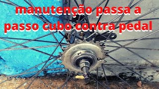 cubo contra pedal manutenção passo a passo