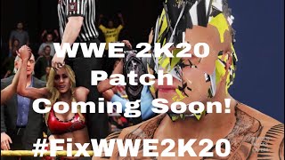 *BREAKING NEWS* WWE 2K20 Patch Coming Soon