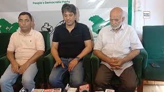 #Watch | PDP State Secretary Arif Laigaroo Address Media at Party Headquarters In Srinagar.