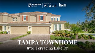 8701 Terracina Lake Dr | Gorgeous 2 Story Townhome with Loft in Tampa