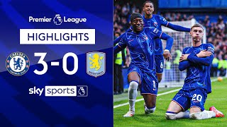 Cold Palmer strikes again at Stamford Bridge ⚡ | Chelsea 3-0 Aston Villa | EPL Highlights