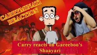 #Carryminati Reacts on Garebooo's Shayari / Poetry on Boys ❤ | Instagram Viral video