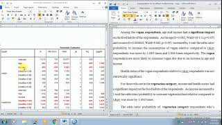 HOW TO ANALYSE AND INTERPRET MULTINOMINAL LOGISTIC REGRESSION - SPSS