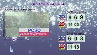 [LIVE] PCSO 5:00 PM DRAW - OCTOBER 04, 2024 LOTTO RESULTS