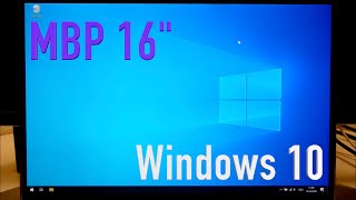 Windows 10 Installation MacBook Pro 16" (Bootcamp/2020) german