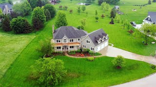 340 Gilda Ct, Yorkville, IL: A Rainy Day Aerial Tour 🌧️