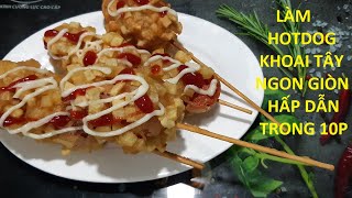 Cách làm HOTDOG KHOAI TÂY hót nhất - TT cooking Tv